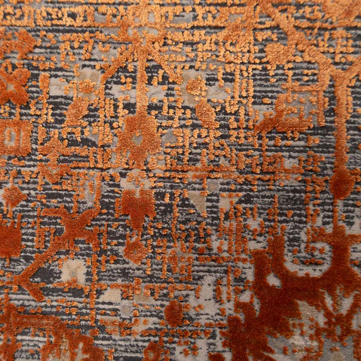 שטיח היסטוריה 10 אפור\כתום 290*200 ס"מ  | Historia