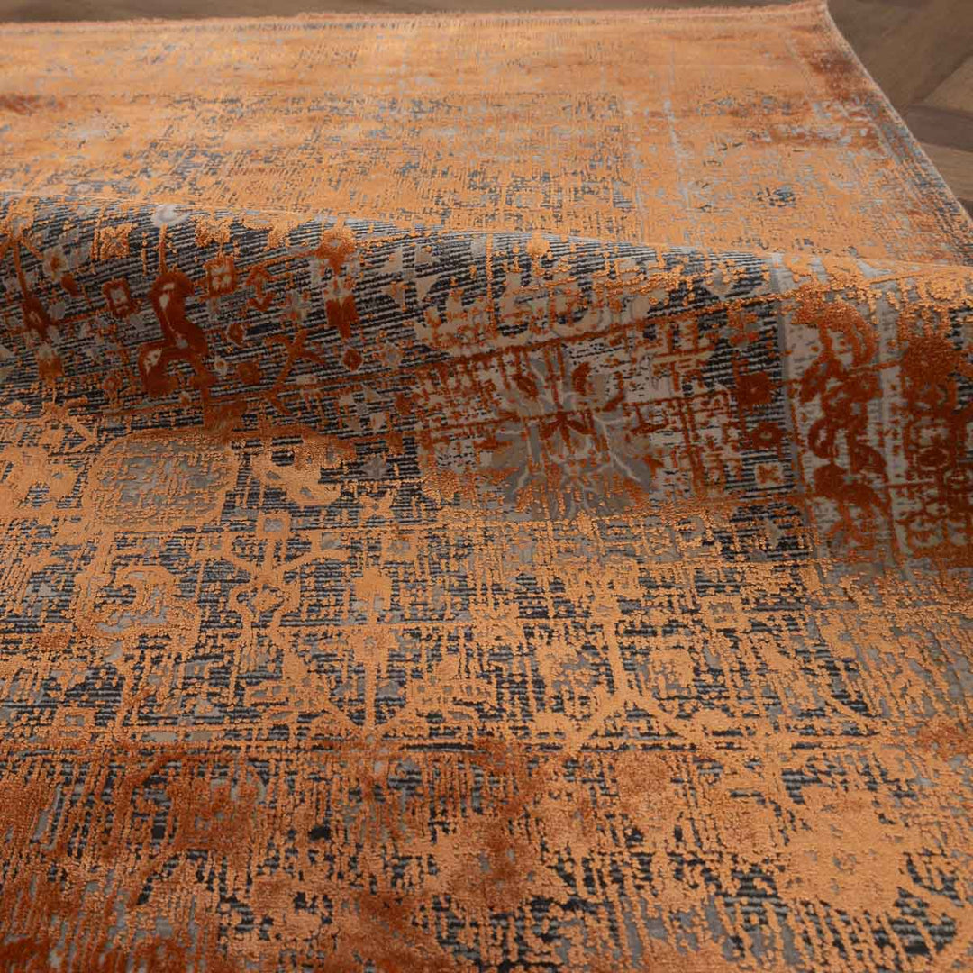 שטיח היסטוריה 10 אפור\כתום 290*200 ס"מ  | Historia