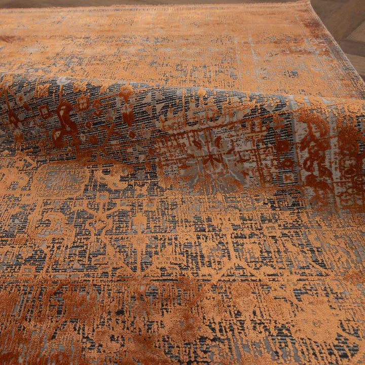 שטיח היסטוריה 10 אפור\כתום 290*200 ס"מ  | Historia