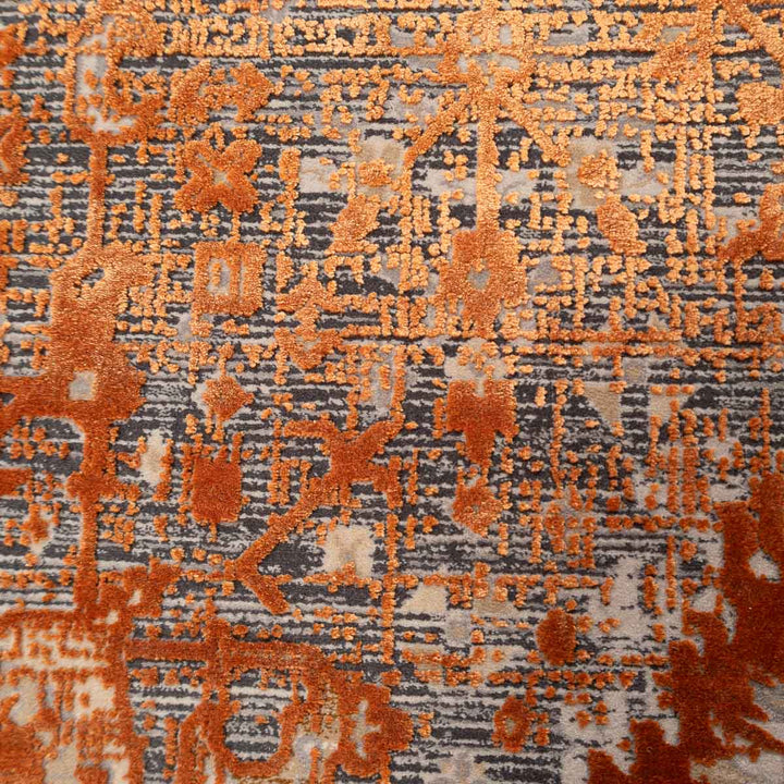 שטיח היסטוריה 10 אפור\כתום 290*200 ס"מ  | Historia