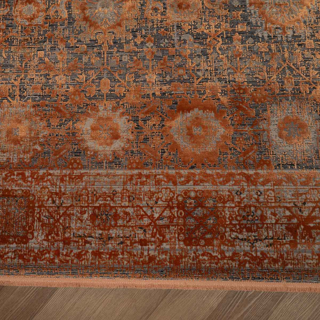 שטיח היסטוריה 10 אפור\כתום 290*200 ס"מ  | Historia