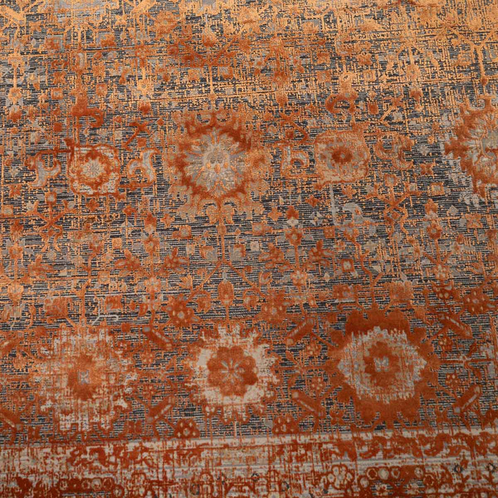 שטיח היסטוריה 10 אפור\כתום 290*200 ס"מ  | Historia