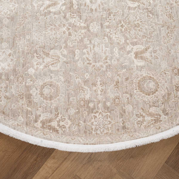 שטיח נול בוטיק 32 בז' עגול | Nool boutique