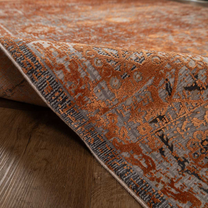 שטיח היסטוריה 10 אפור\כתום 290*200 ס"מ  | Historia