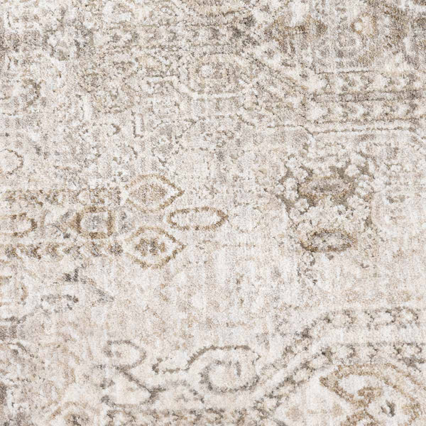 שטיח הריטאז' 10 אפור/בז' עגול | Heritage