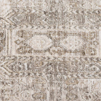 שטיח הריטאז' 10 אפור/בז' עגול | Heritage