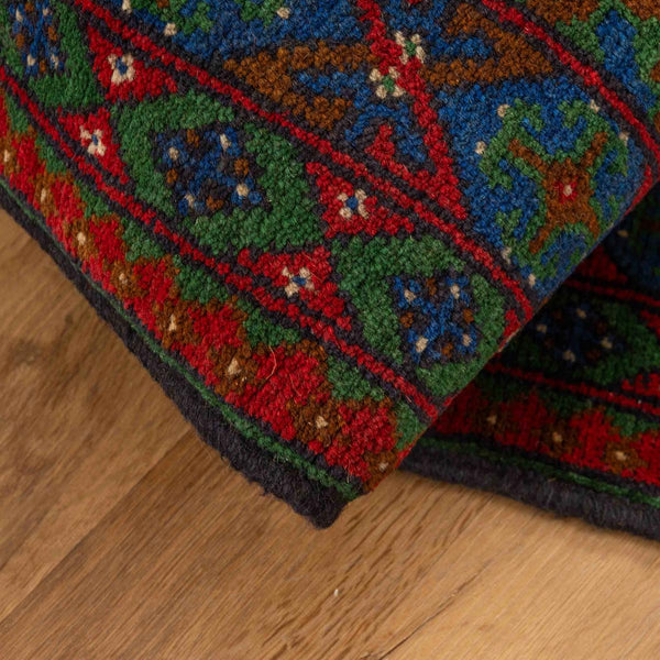 שטיח אפגני בוכרה 00 ירוק 356*258 | Bokhara Rug
