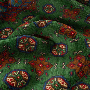 שטיח אפגני בוכרה 00 ירוק 356*258 | Bokhara Rug