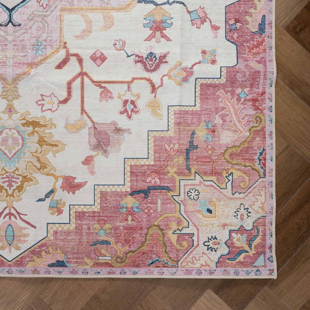 שטיח וינטאז' רוז 12 קרם\ורוד | Vintage Rose