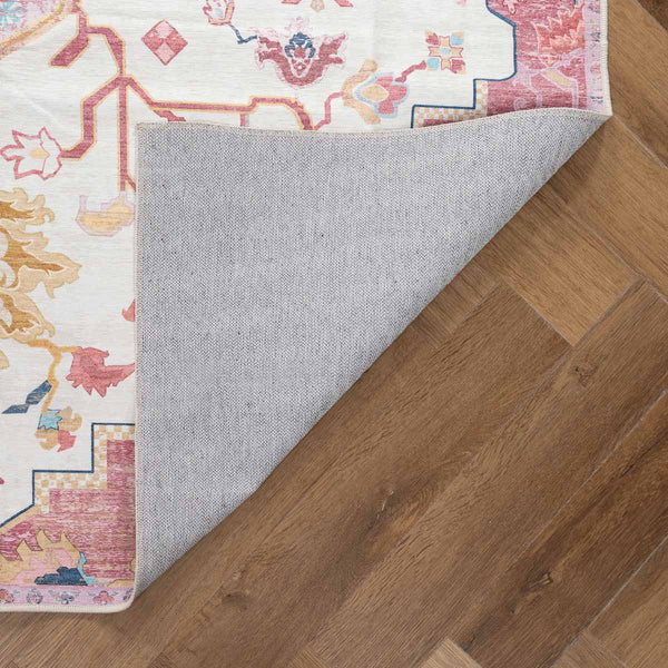 שטיח לוטוס מלכותי 12 קרם\ורוד | Royal Lotus Rug