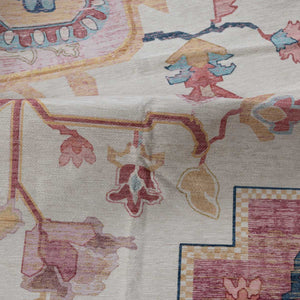 שטיח לוטוס מלכותי 12 קרם\ורוד | Royal Lotus Rug