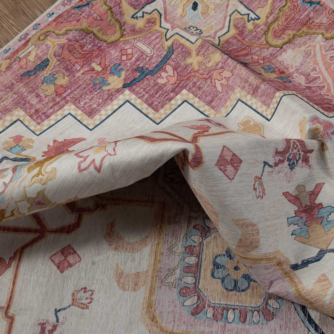 שטיח וינטאז' רוז 12 קרם\ורוד | Vintage Rose