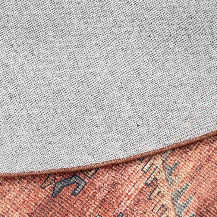 שטיח וינטאז' רוז 05 אדום בריק עגול