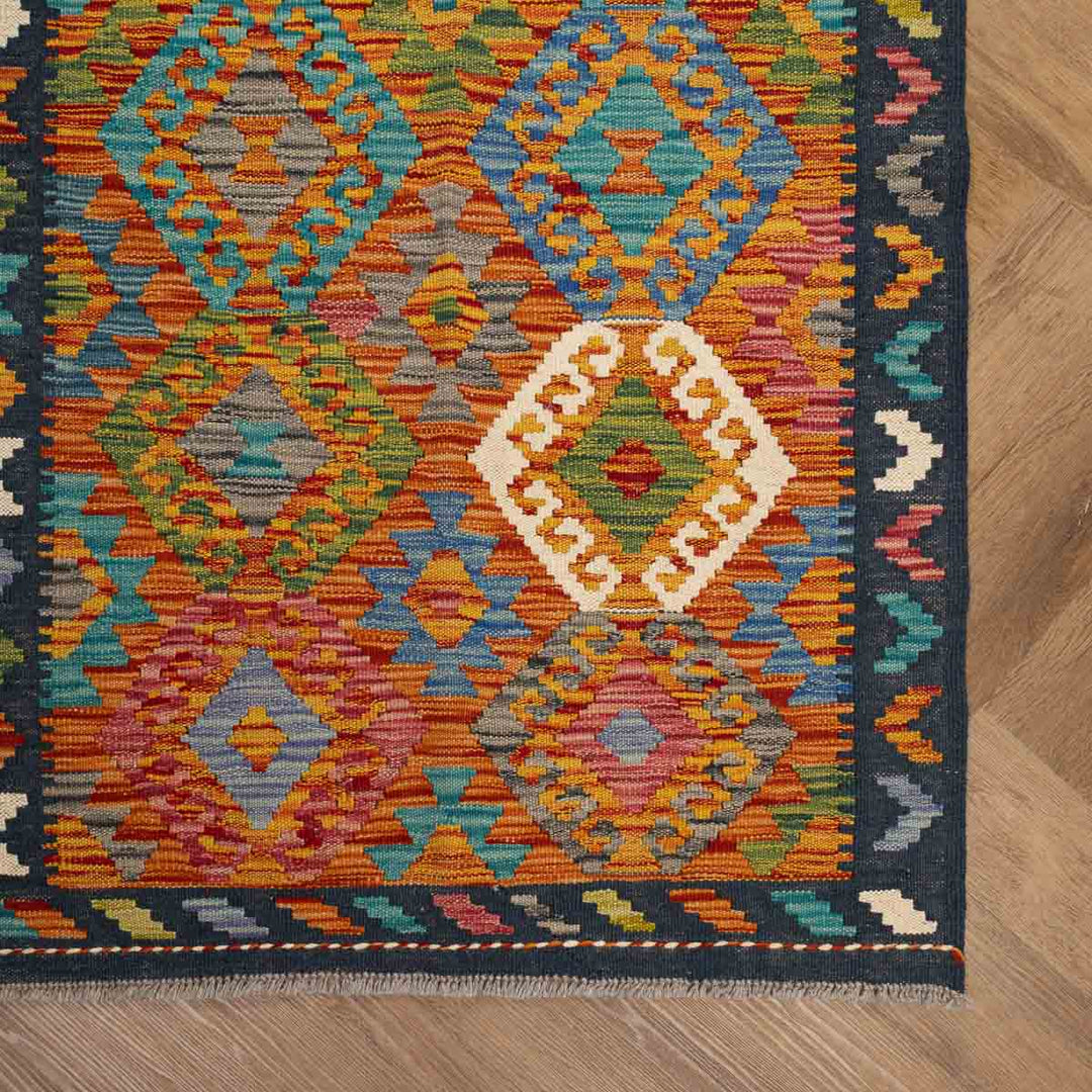 שטיח קילים אפגני 00 צבעוני 292*82