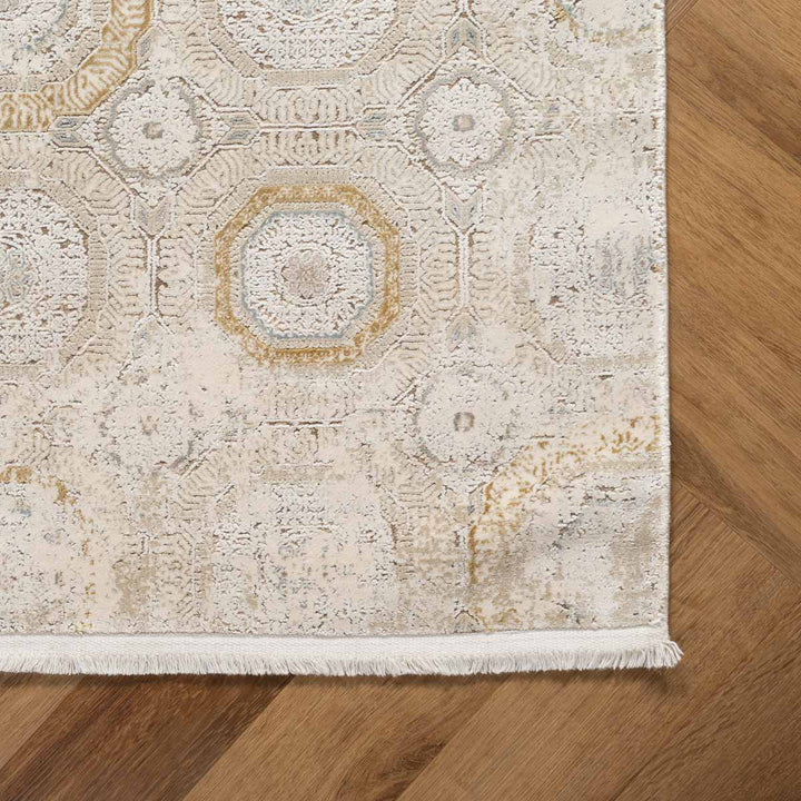 שטיח נול בוטיק 07 קרם/חרדל | Nool boutique