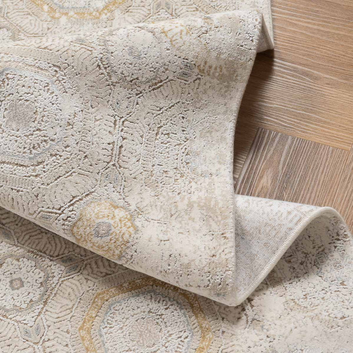 שטיח נול בוטיק 07 קרם/חרדל | Nool boutique