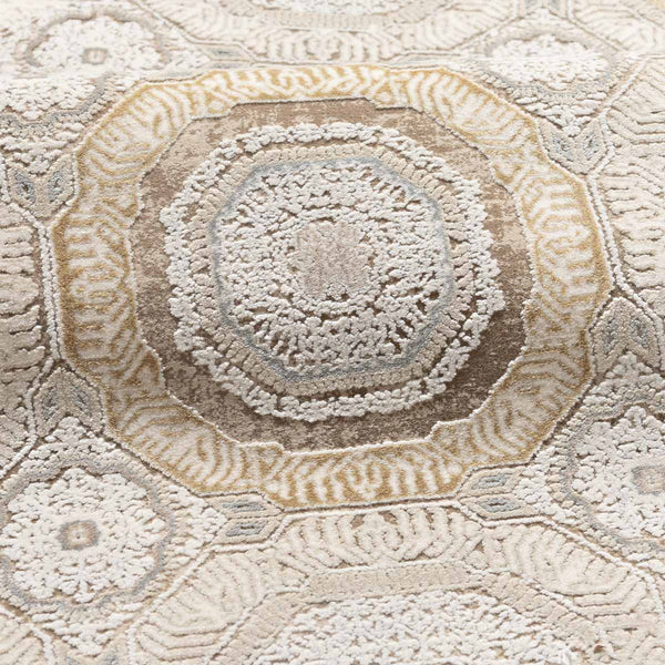 שטיח נול בוטיק 07 קרם/חרדל | Nool boutique