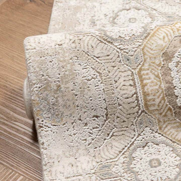 שטיח נול בוטיק 07 קרם/חרדל | Nool boutique