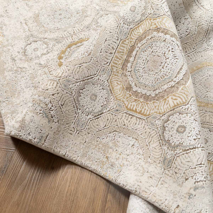 שטיח נול בוטיק 07 קרם/חרדל | Nool boutique