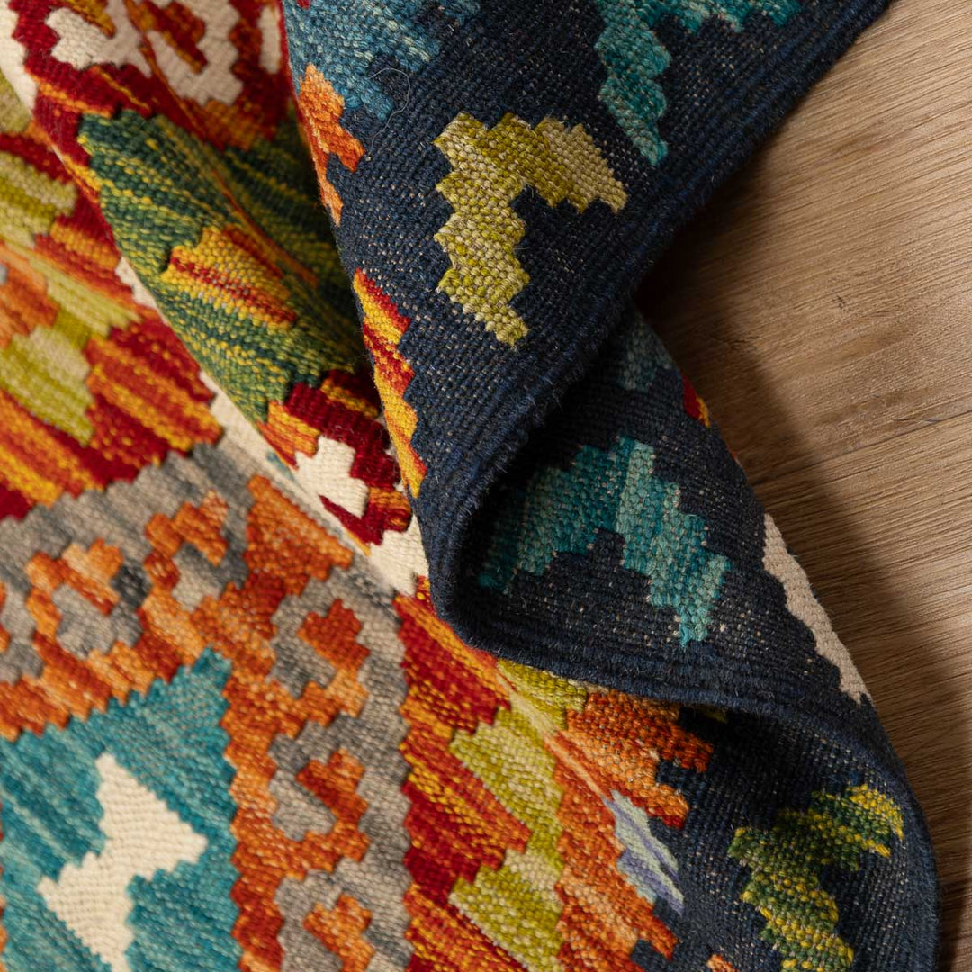 שטיח קילים אפגני 00 צבעוני 292*82