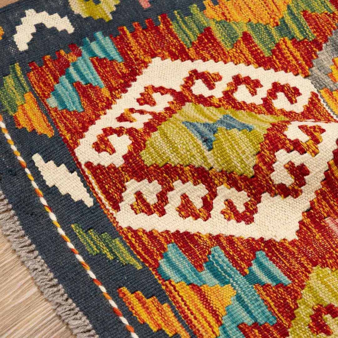 שטיח קילים אפגני 00 צבעוני 292*82