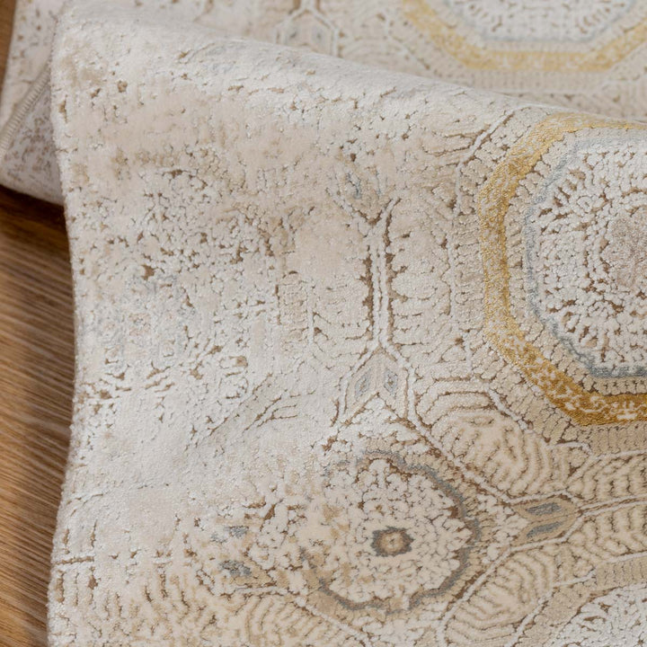 שטיח נול בוטיק 07 קרם/חרדל | Nool boutique