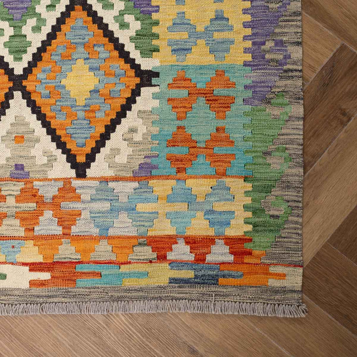 שטיח קילים אפגני 00 צבעוני 247*183