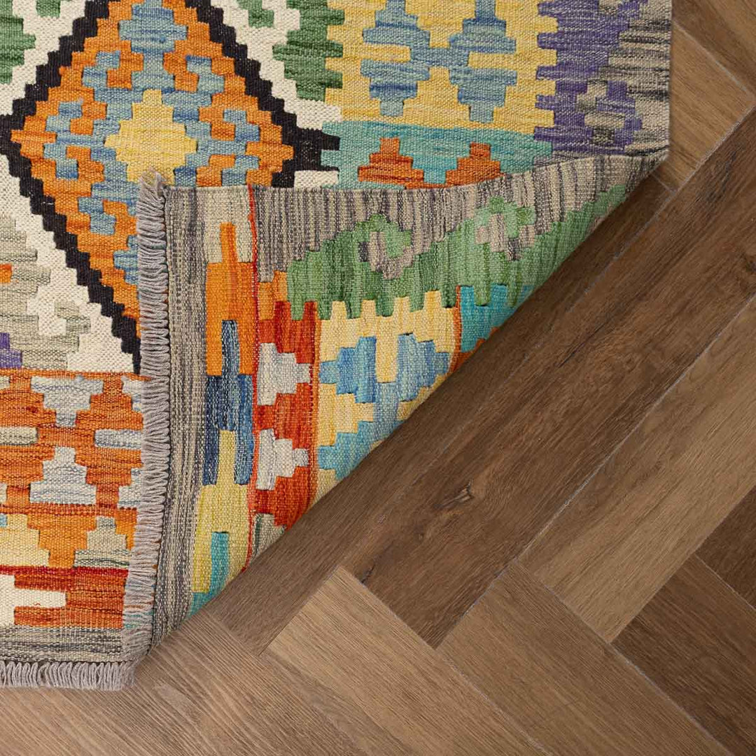 שטיח קילים אפגני 00 צבעוני 247*183