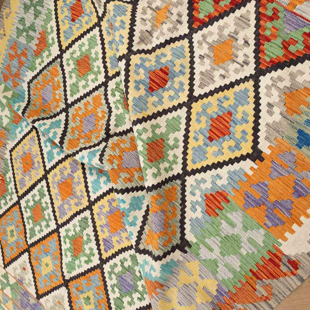 שטיח קילים אפגני 00 צבעוני 247*183