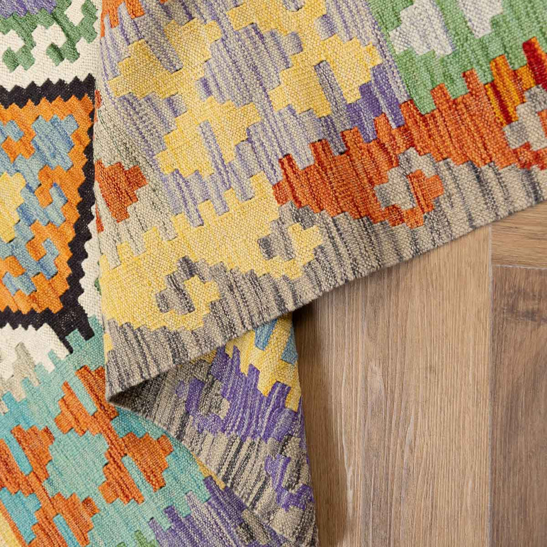 שטיח קילים אפגני 00 צבעוני 247*183