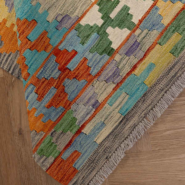 שטיח קילים אפגני 00 צבעוני 247*183