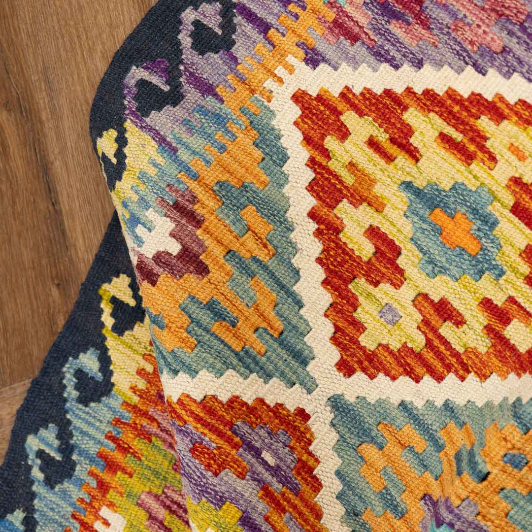 שטיח קילים אפגני 00 צבעוני 290*77