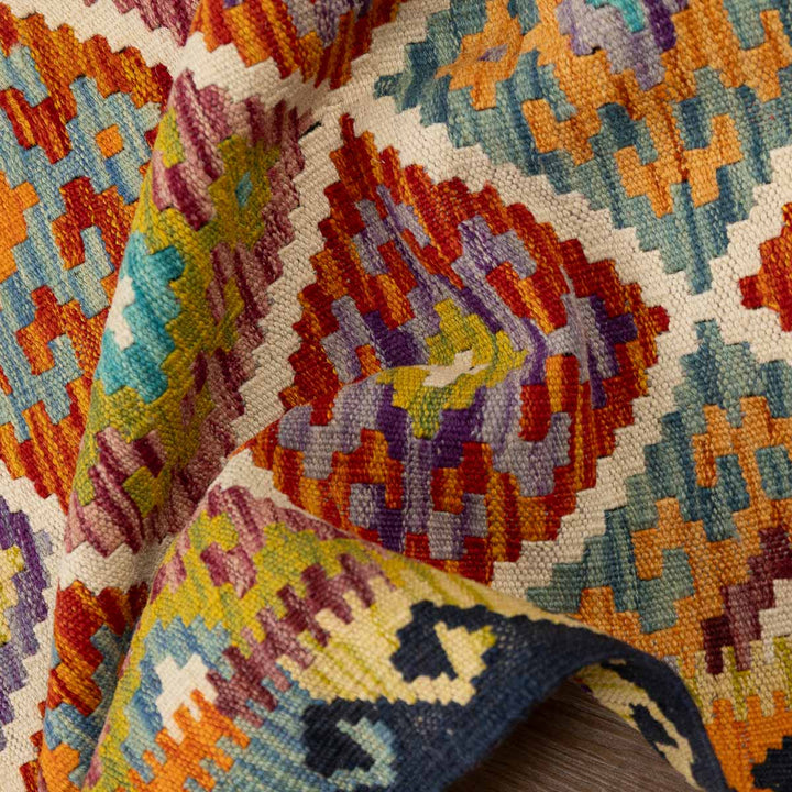 שטיח קילים אפגני 00 צבעוני 290*77