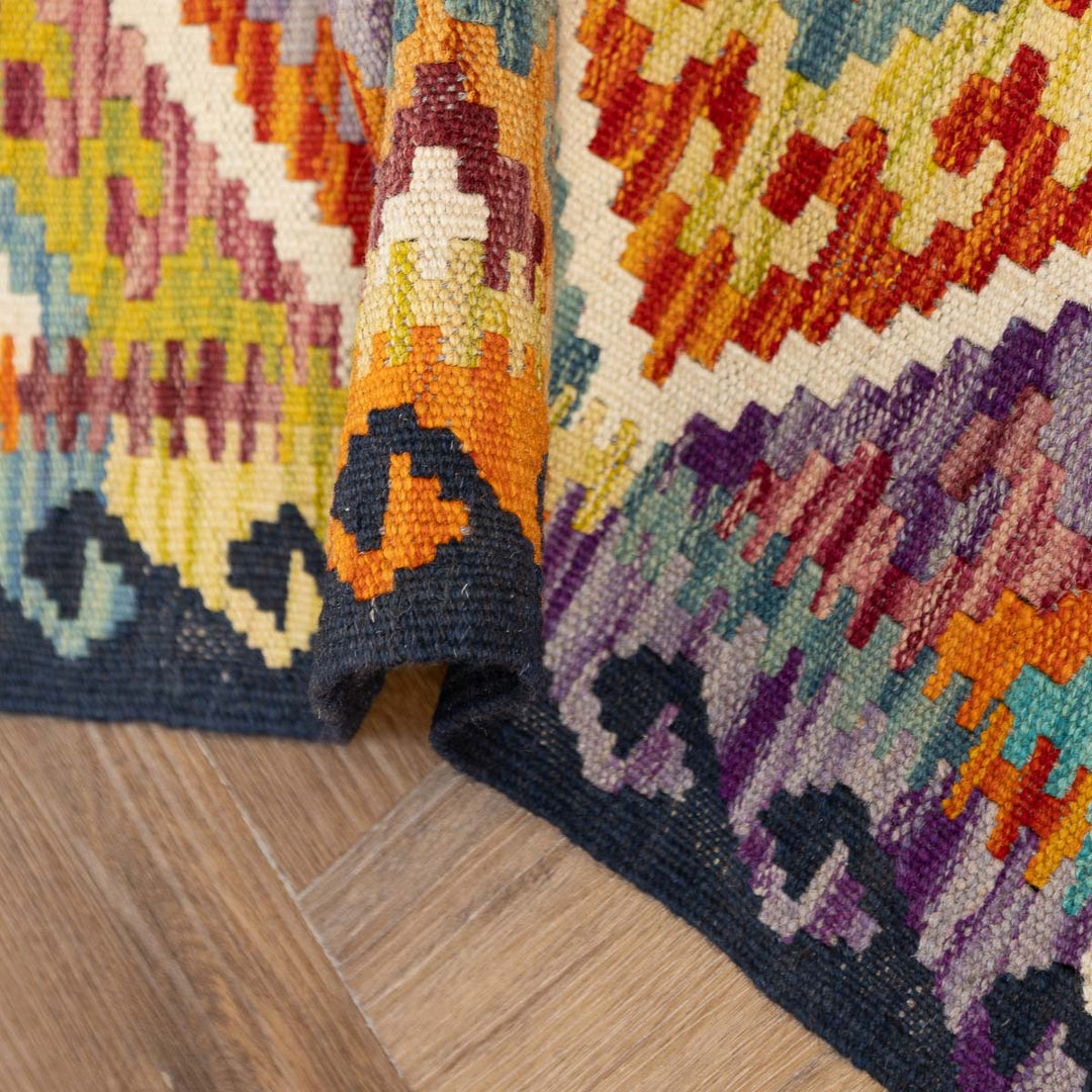 שטיח קילים אפגני 00 צבעוני 290*77