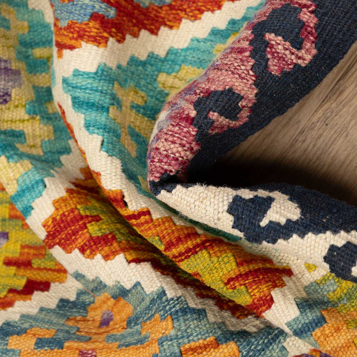 שטיח קילים אפגני 00 צבעוני 290*77