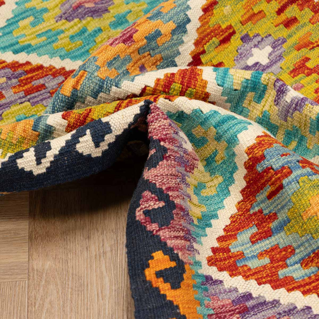 שטיח קילים אפגני 00 צבעוני 290*77