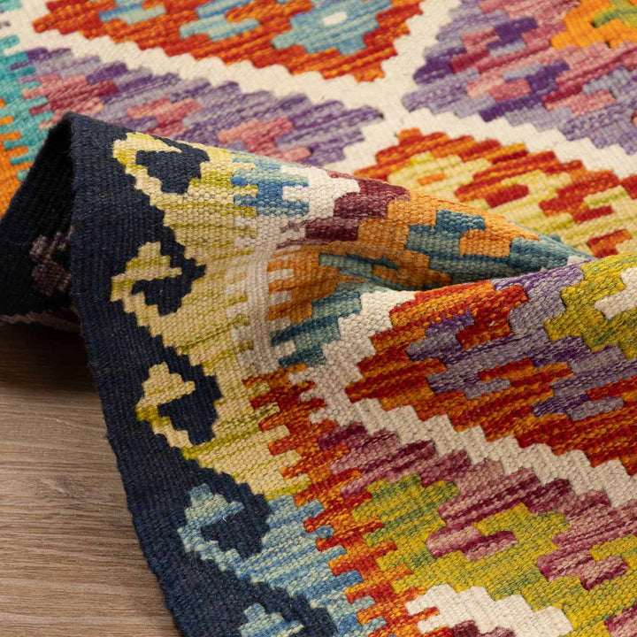 שטיח קילים אפגני 00 צבעוני 290*77