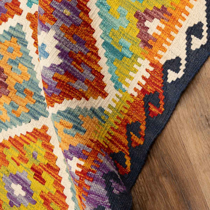 שטיח קילים אפגני 00 צבעוני 290*77