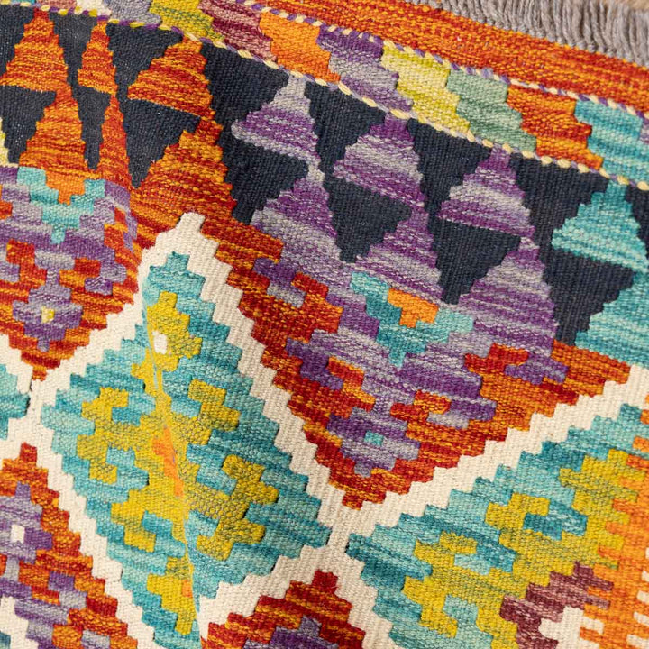 שטיח קילים אפגני 00 צבעוני 290*77