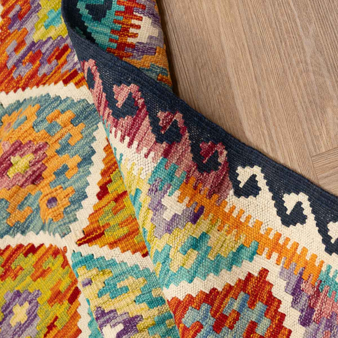 שטיח קילים אפגני 00 צבעוני 290*77