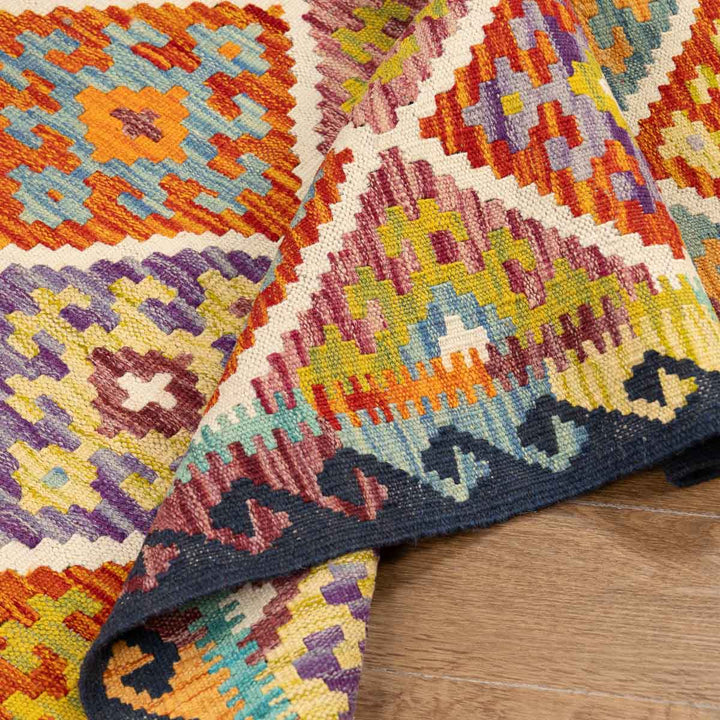 שטיח קילים אפגני 00 צבעוני 290*77