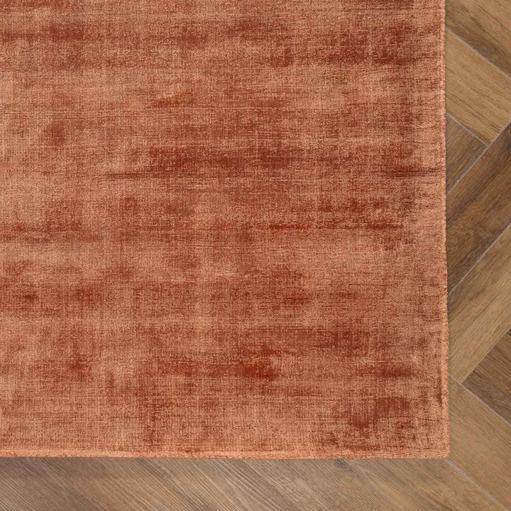 שטיח משי במבוק 01 טרקוטה | Bamboo Silk