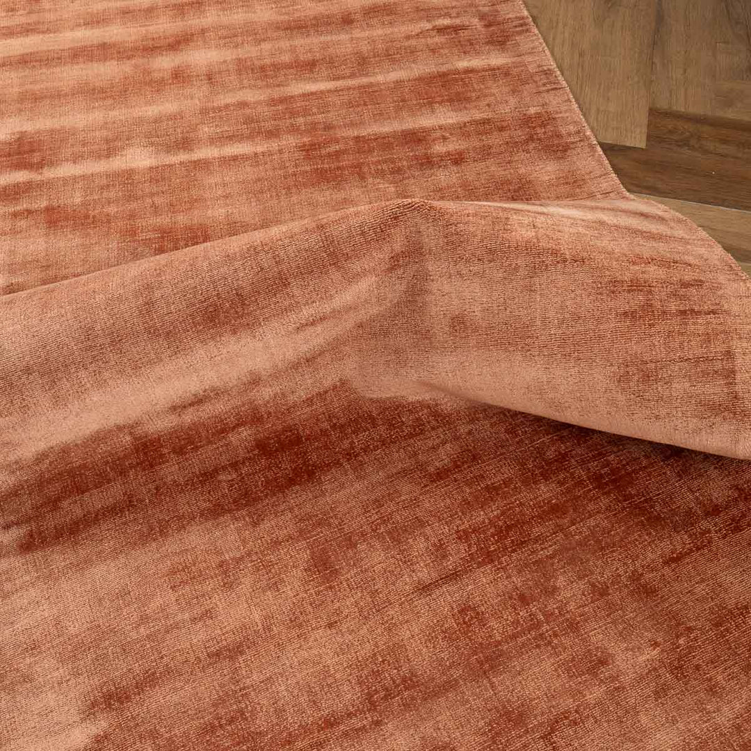 שטיח משי במבוק 01 טרקוטה | Bamboo Silk