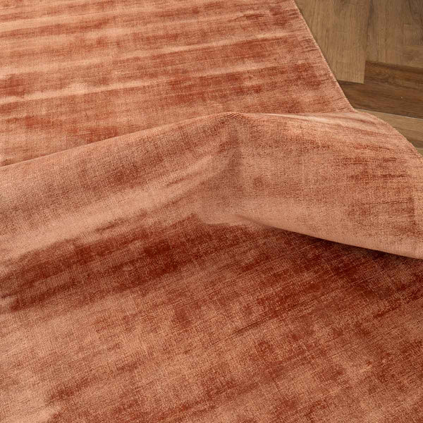 שטיח משי במבוק 01 טרקוטה | Bamboo Silk