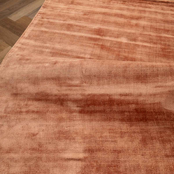 שטיח משי במבוק 01 טרקוטה | Bamboo Silk