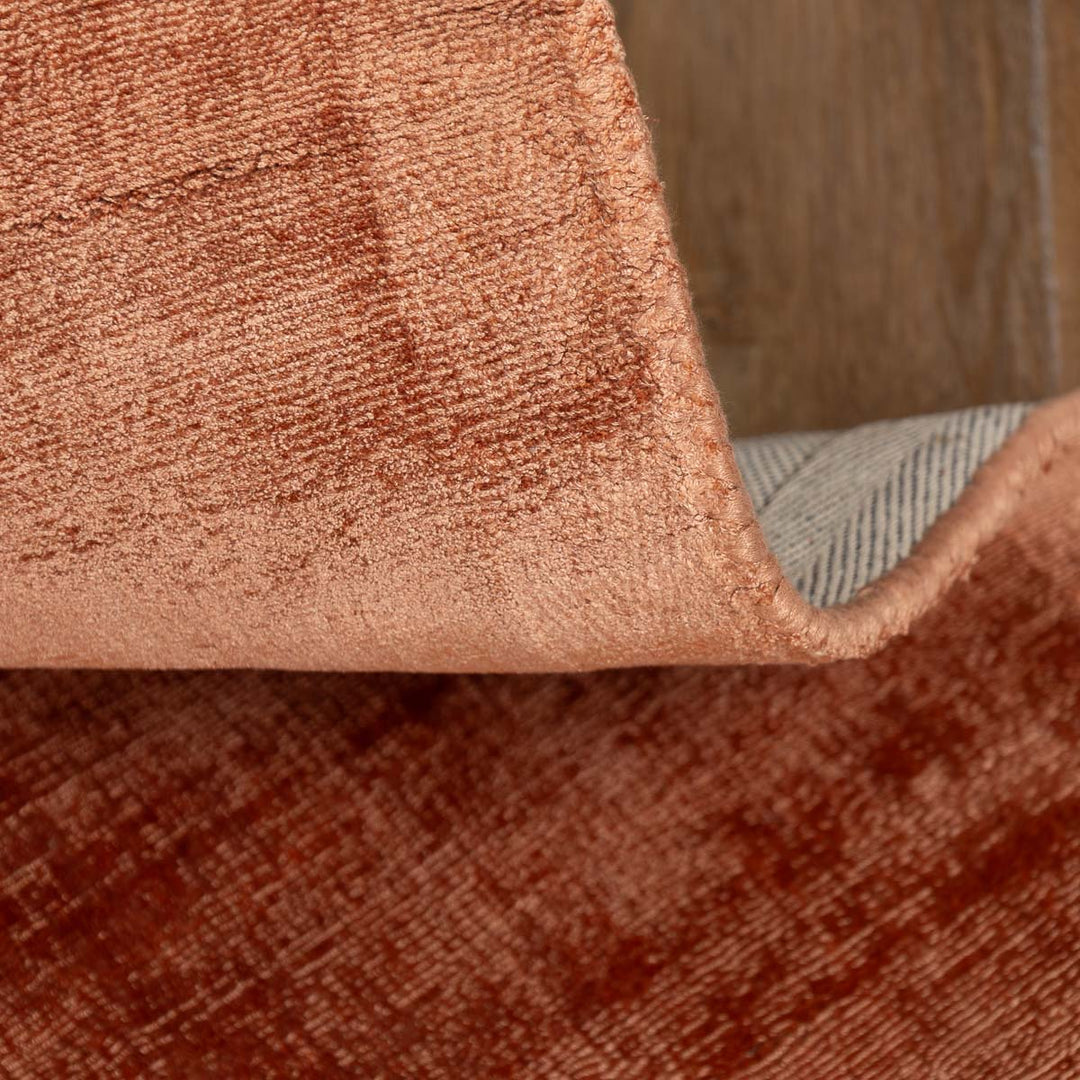 שטיח משי במבוק 01 טרקוטה | Bamboo Silk