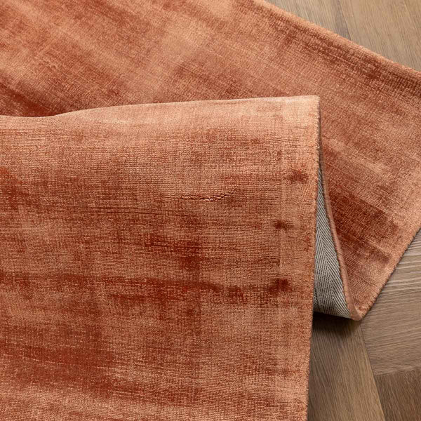 שטיח משי במבוק 01 טרקוטה | Bamboo Silk