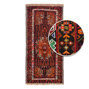 שטיח בלוץ' פרסי אדום 222*103 | Baluch