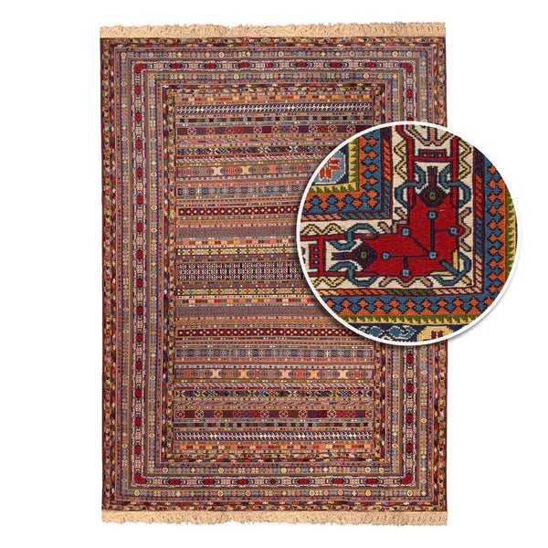 שטיח סומק פרסי 00 צבעוני 343*250 | Persian Sumak