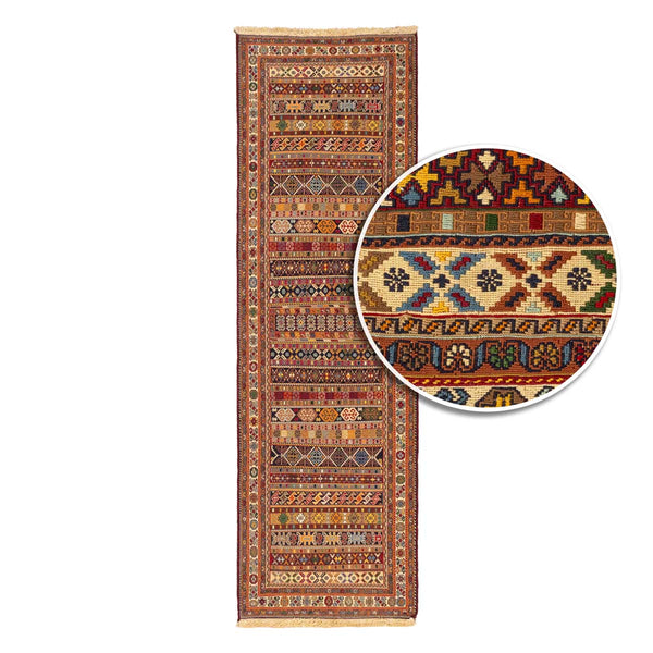 שטיח סומק פרסי 00 צבעוני 241*74 | Persian Sumak